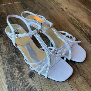 Vintage 90s Kitten Sandal Heels